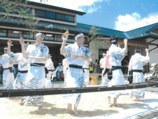 上羽太天道念仏踊の写真