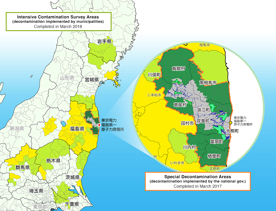 Map of Decontamination