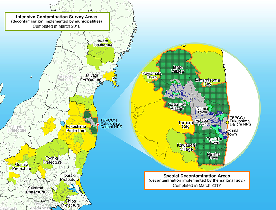 Map of Decontamination